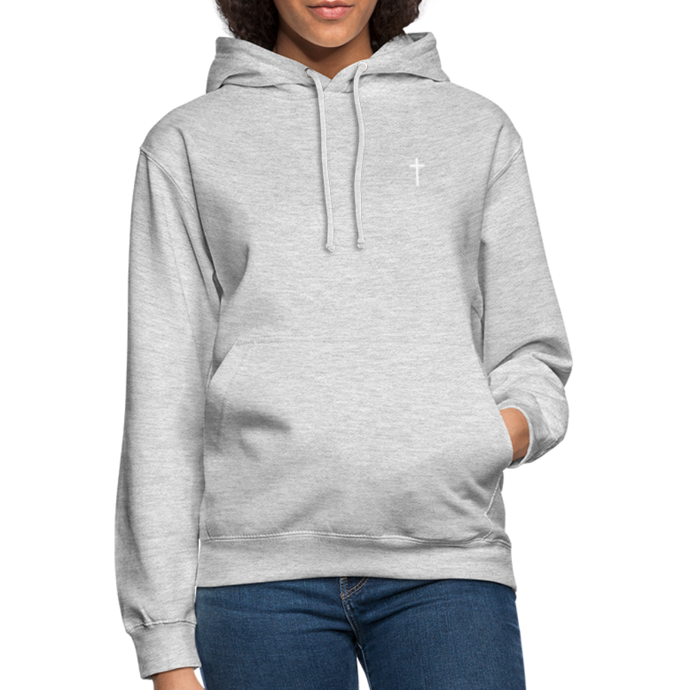 Cross Unisex Hoodie - light heather grey