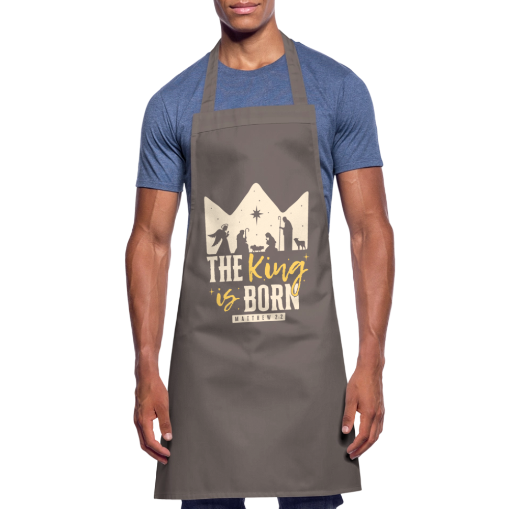 Christmas Cooking Apron - grey