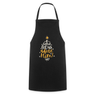 Christmas Cooking Apron - black