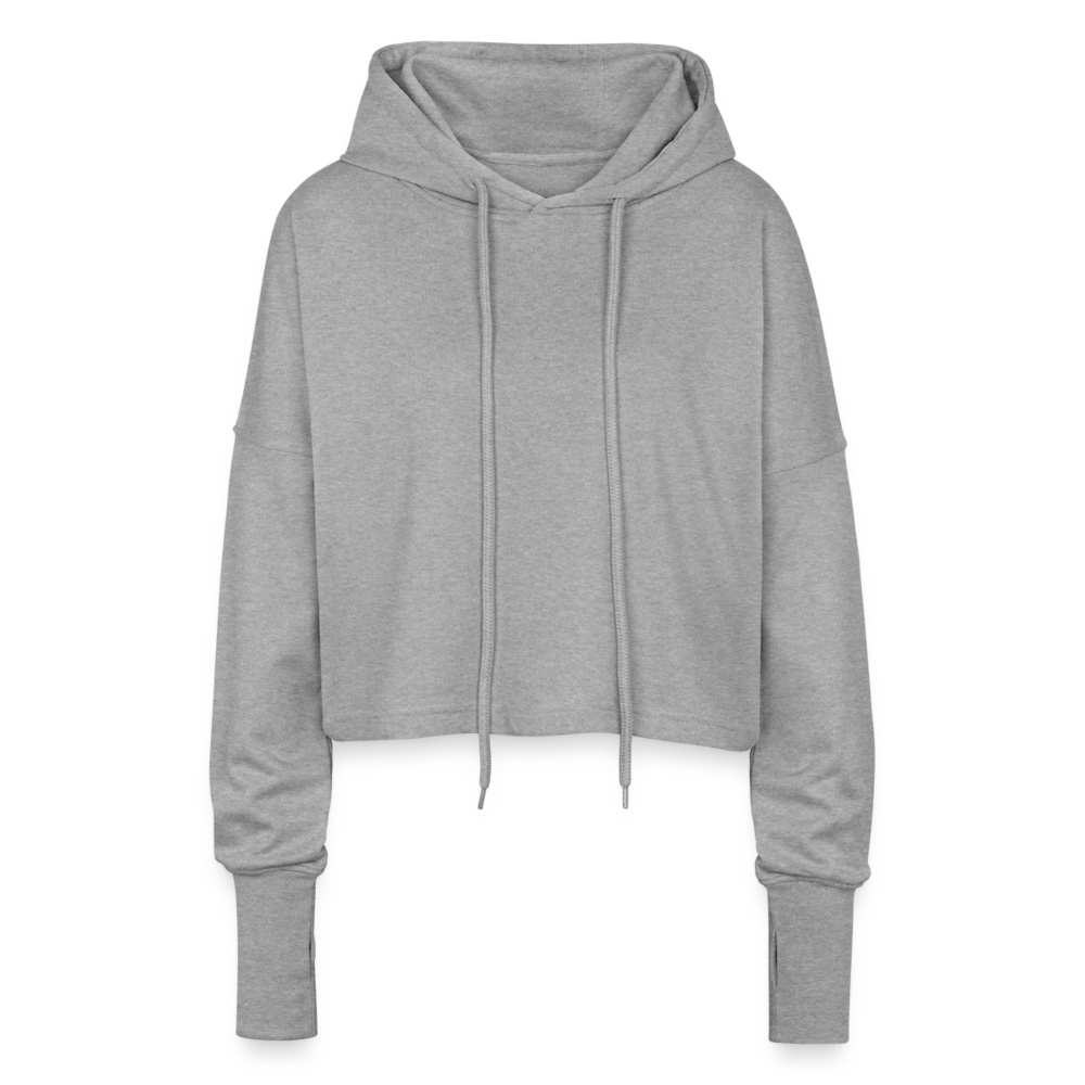 Image of God Cropped Women’s Hoodie - heather grey