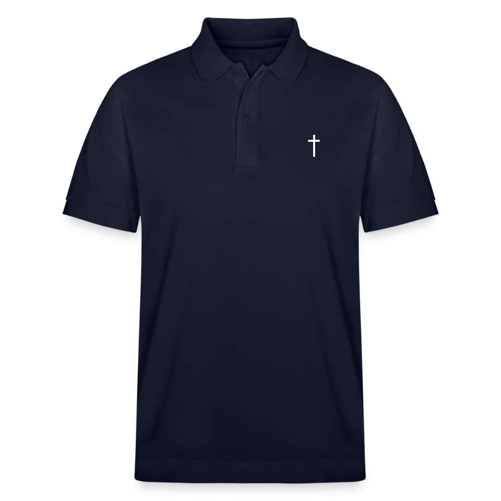 Cross Organic Unisex Polo Shirt - navy