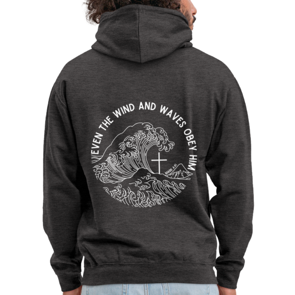 Wind an Waves Unisex Hoodie - charcoal grey