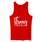 Strong & Courageous Men’s Organic vest - red