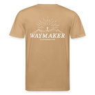 Waymaker Unisex Organic T-Shirt - caramel 