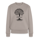 Rooted in Christ Women’s Premium Sweatshirt - taupe