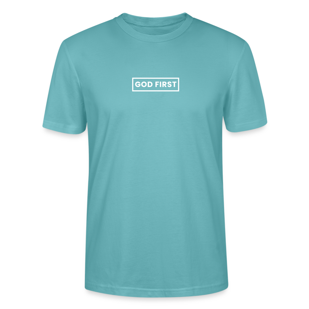 God First Unisex T-Shirt - pastel turquoise