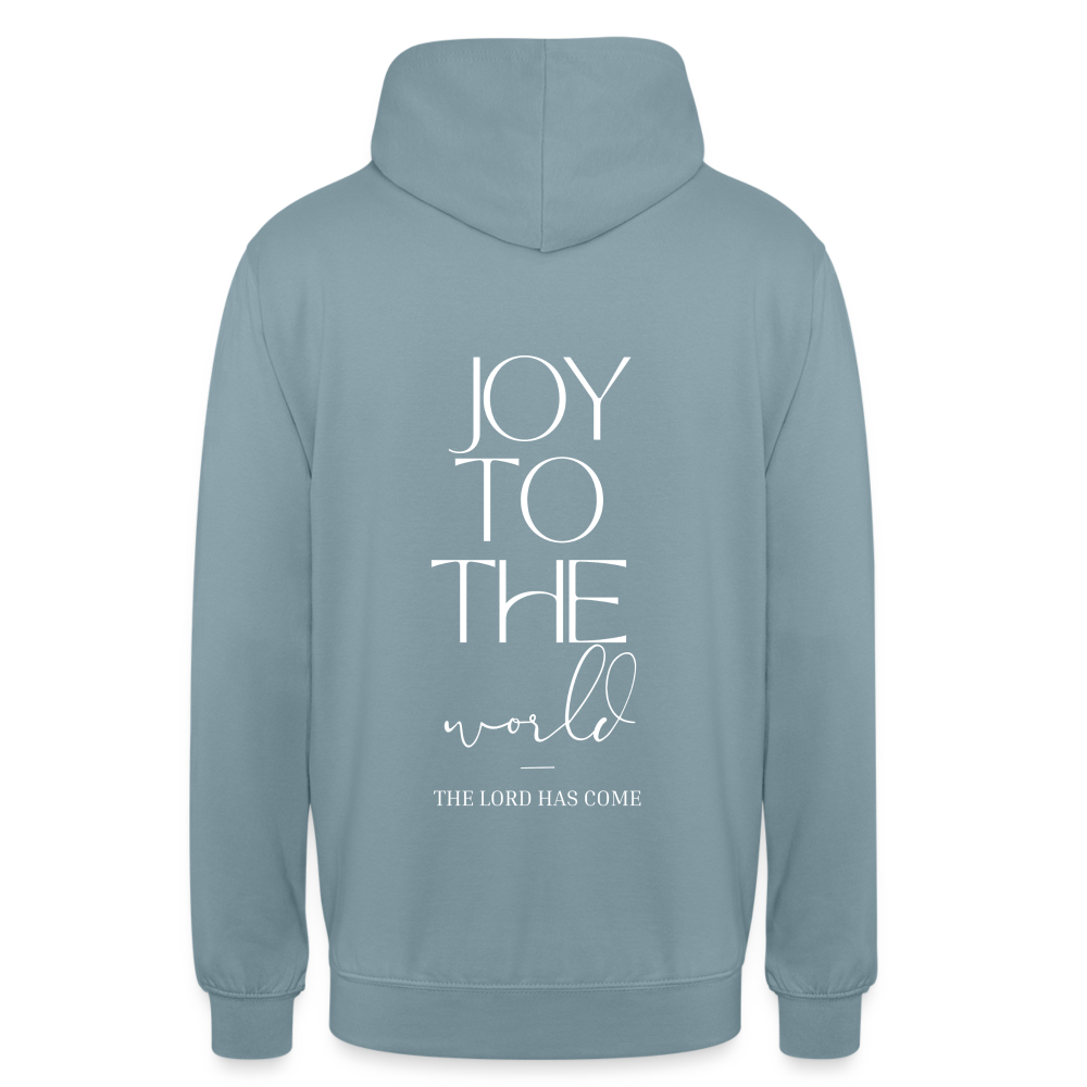 Joy to the world Unisex Hoodie - stonewash blue