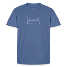 Saved by grace Men’s Premium T-Shirt - stone blue