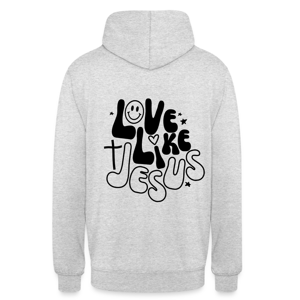 Love like Jesus Unisex Hoodie - light heather grey