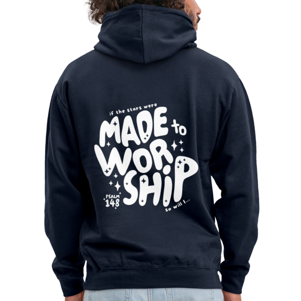 Made to Worship Unisex Hoodie - navy