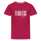 Fearless Teenager Premium T-Shirt - dark pink