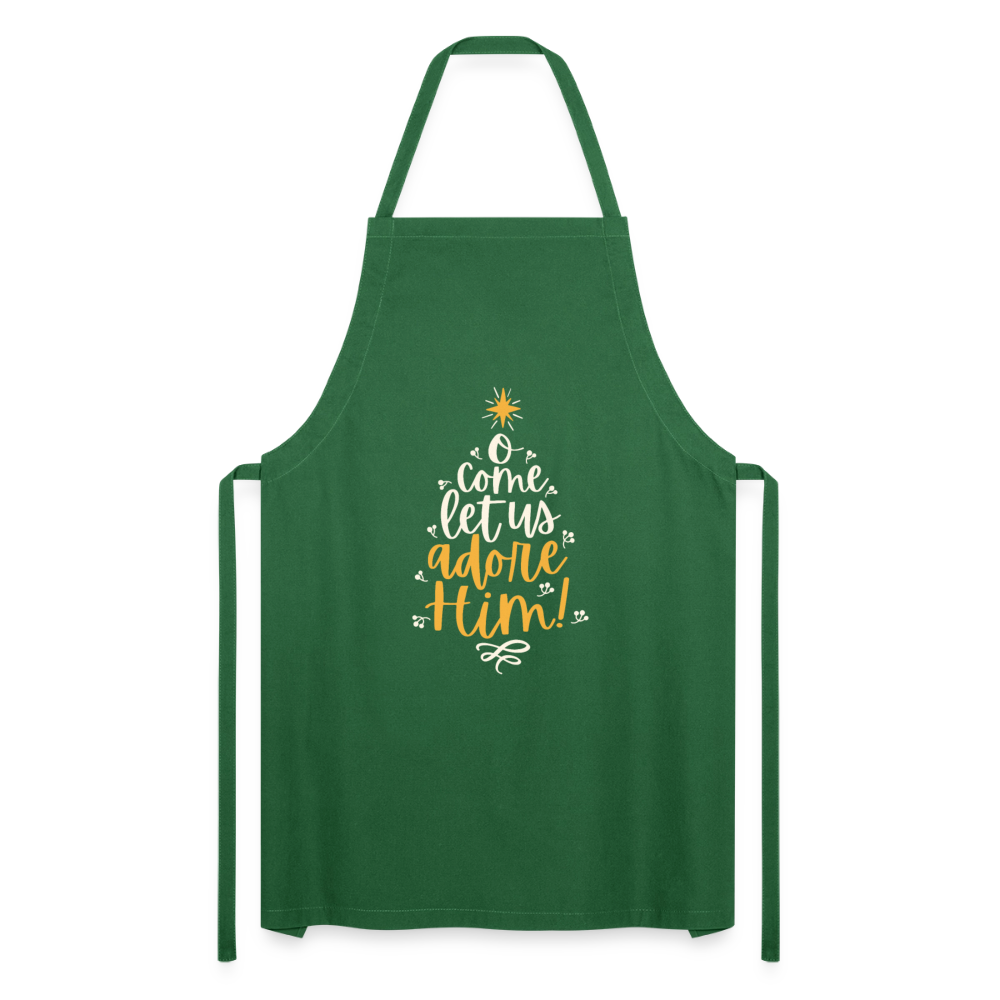 Christmas Cooking Apron - green