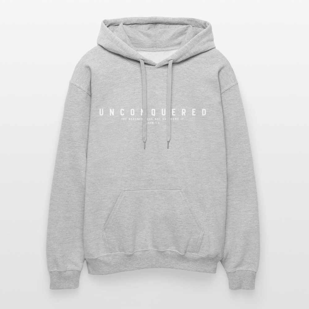 Unconquered Unisex Softstyle® Midweight Hoodie - light heather grey