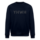 YHWH Unisex Organic Sweatshirt - navy