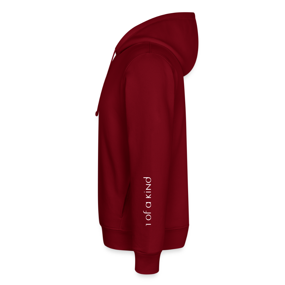 Cross / 1 of a kind Unisex Hoodie - burgundy