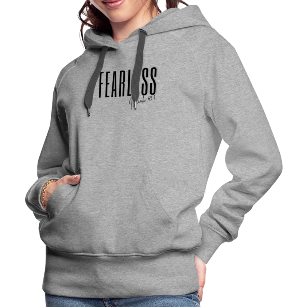Fearless Women’s Premium Hoodie - heather grey