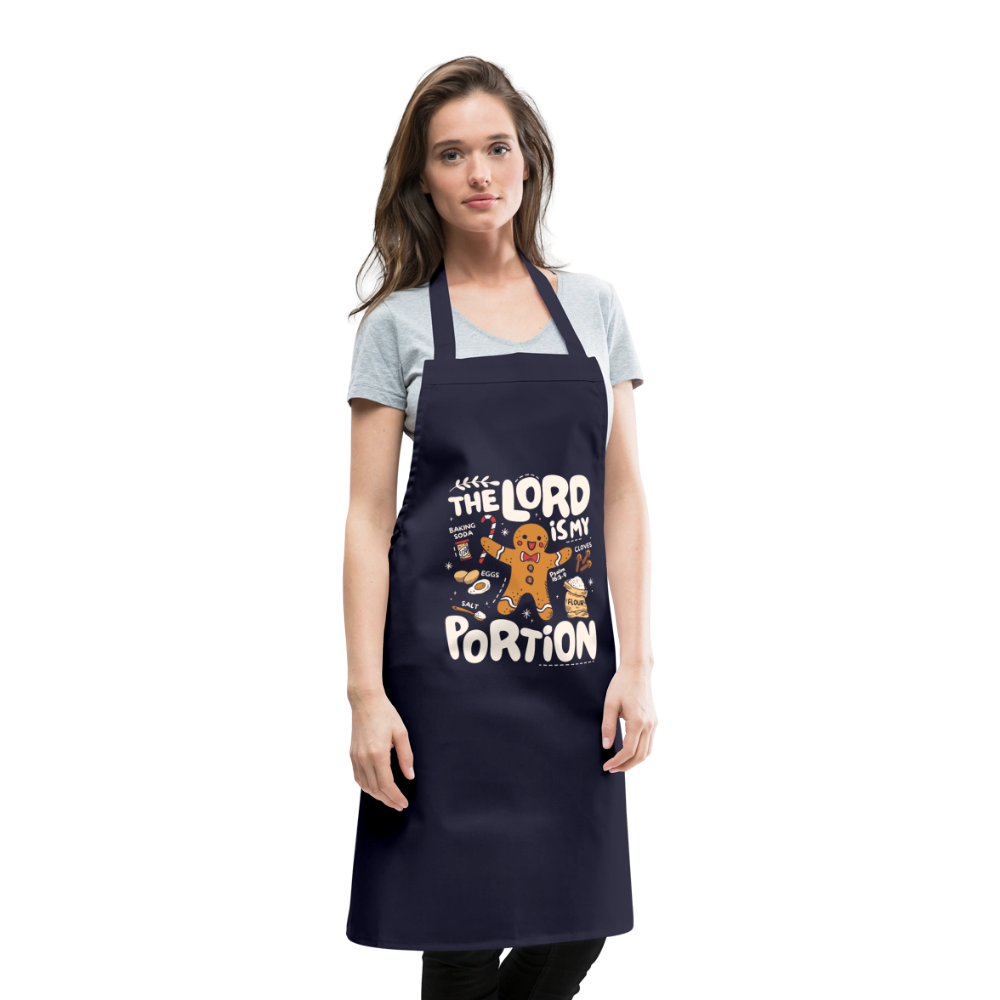Christmas Cooking Apron - navy