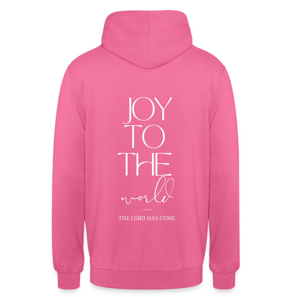 Joy to the world Unisex Hoodie - pink