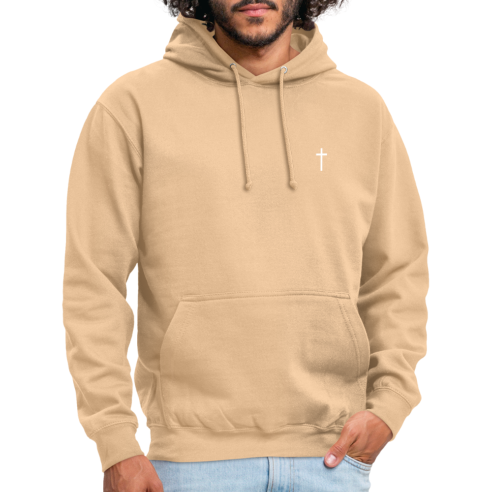 Cross Unisex Hoodie - peach