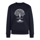 Rooted in Christ Women’s Premium Sweatshirt - navy