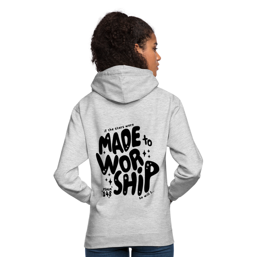 Made to Worship Unisex Hoodie - light heather grey