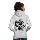 Made to Worship Unisex Hoodie - light heather grey