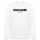 Unashamed Men's Premium Longsleeve Shirt - white