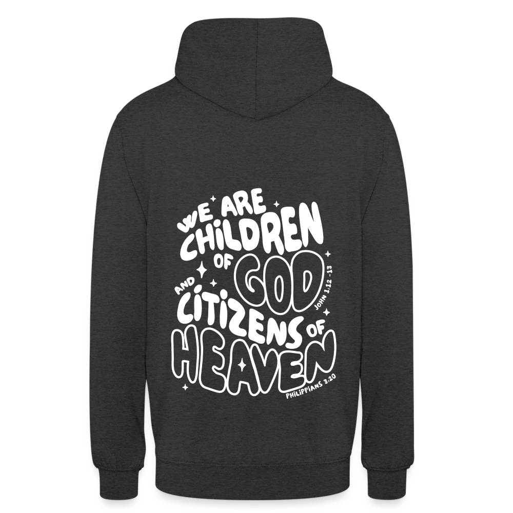 Children of God Unisex Hoodie - charcoal grey