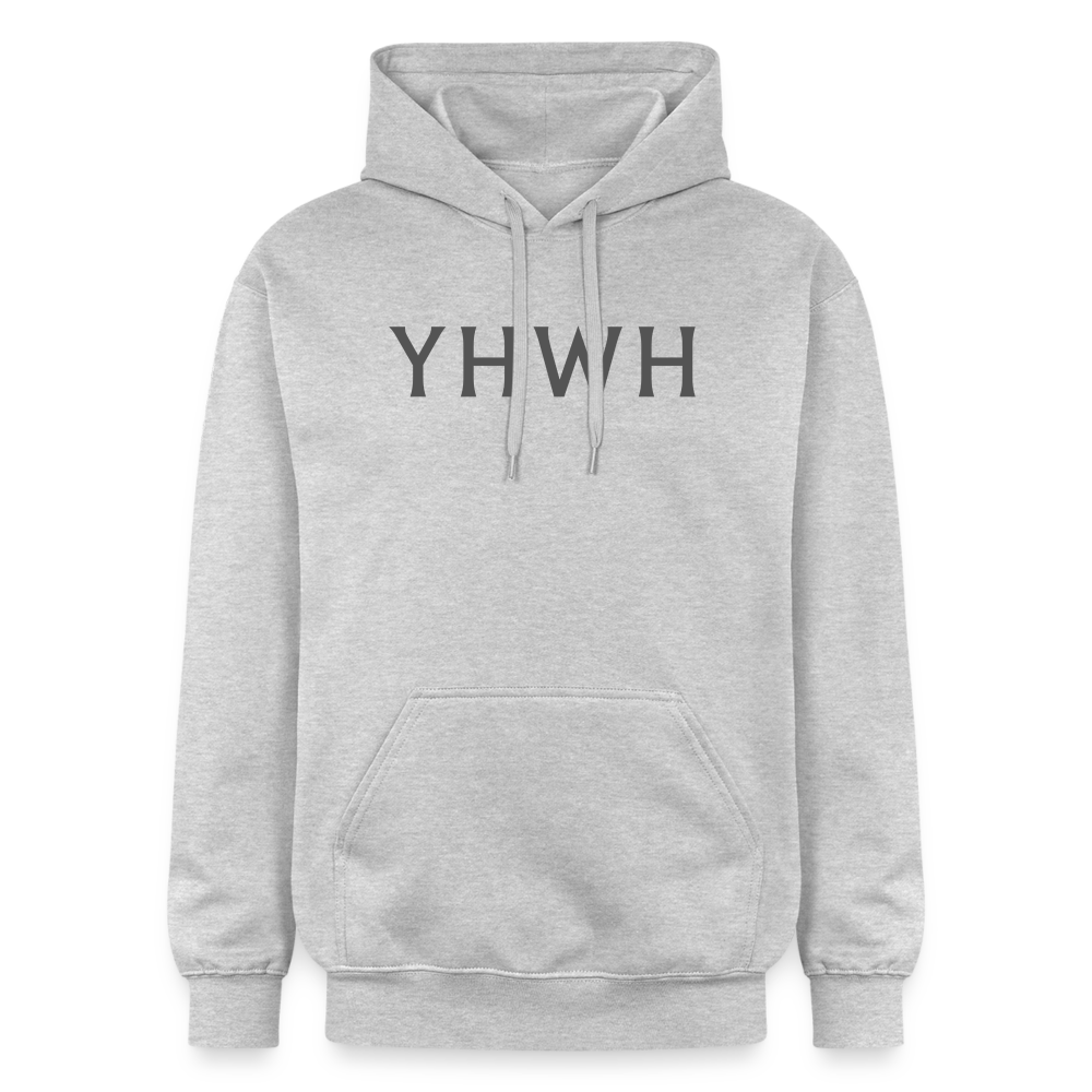 YHWH Midweight Hoodie - light heather grey