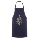 Christmas Cooking Apron - navy