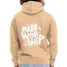 Made to Worship Unisex Hoodie - peach