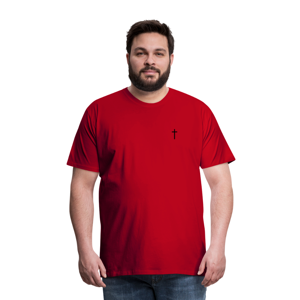 Cross Men’s Premium T-Shirt - red