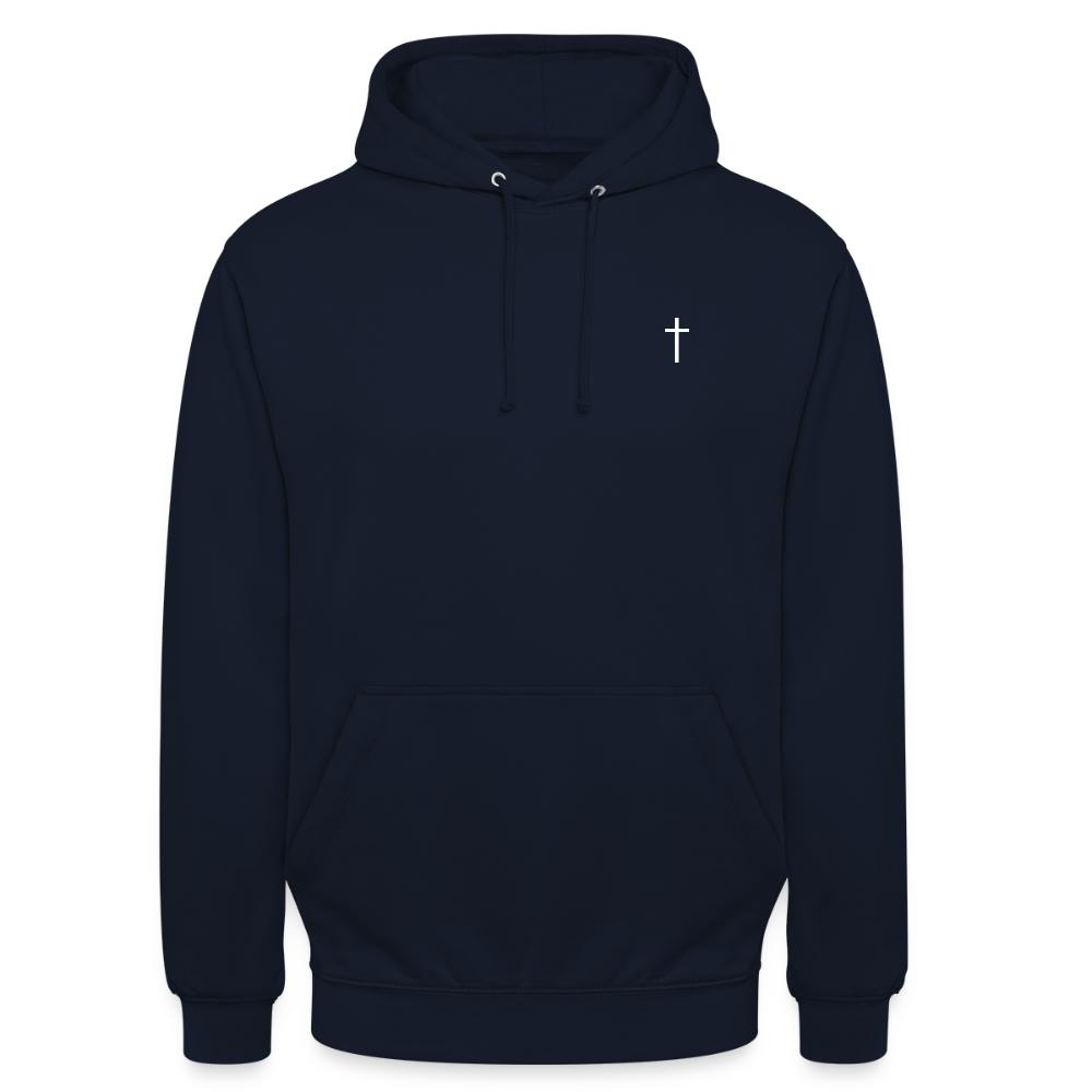 Cross Unisex Hoodie - navy