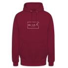 Saved by grace Unisex Hoodie - bordeaux