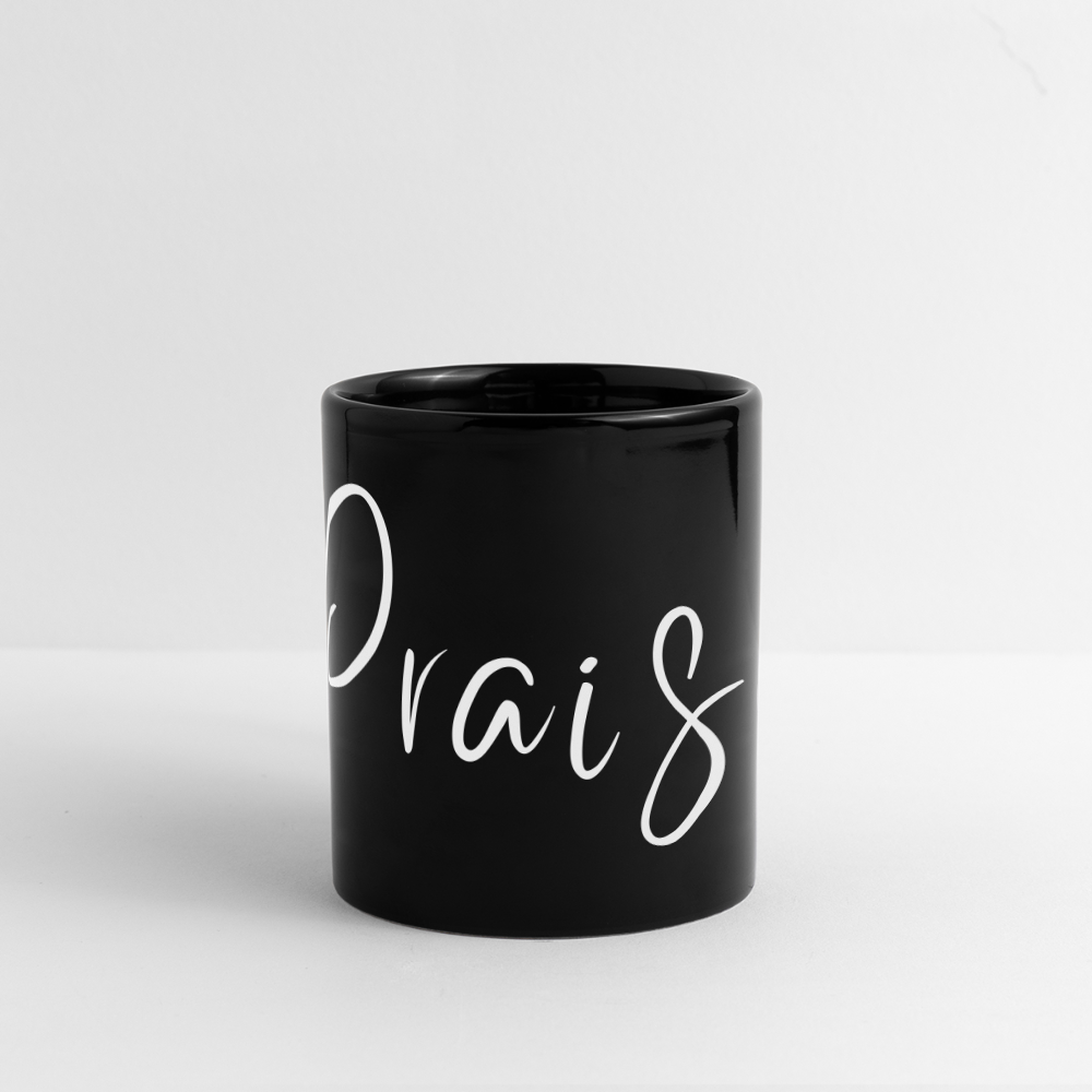 Praise Panoramic Mug - black