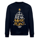 Christmas Unisex Organic Sweatshirt - navy