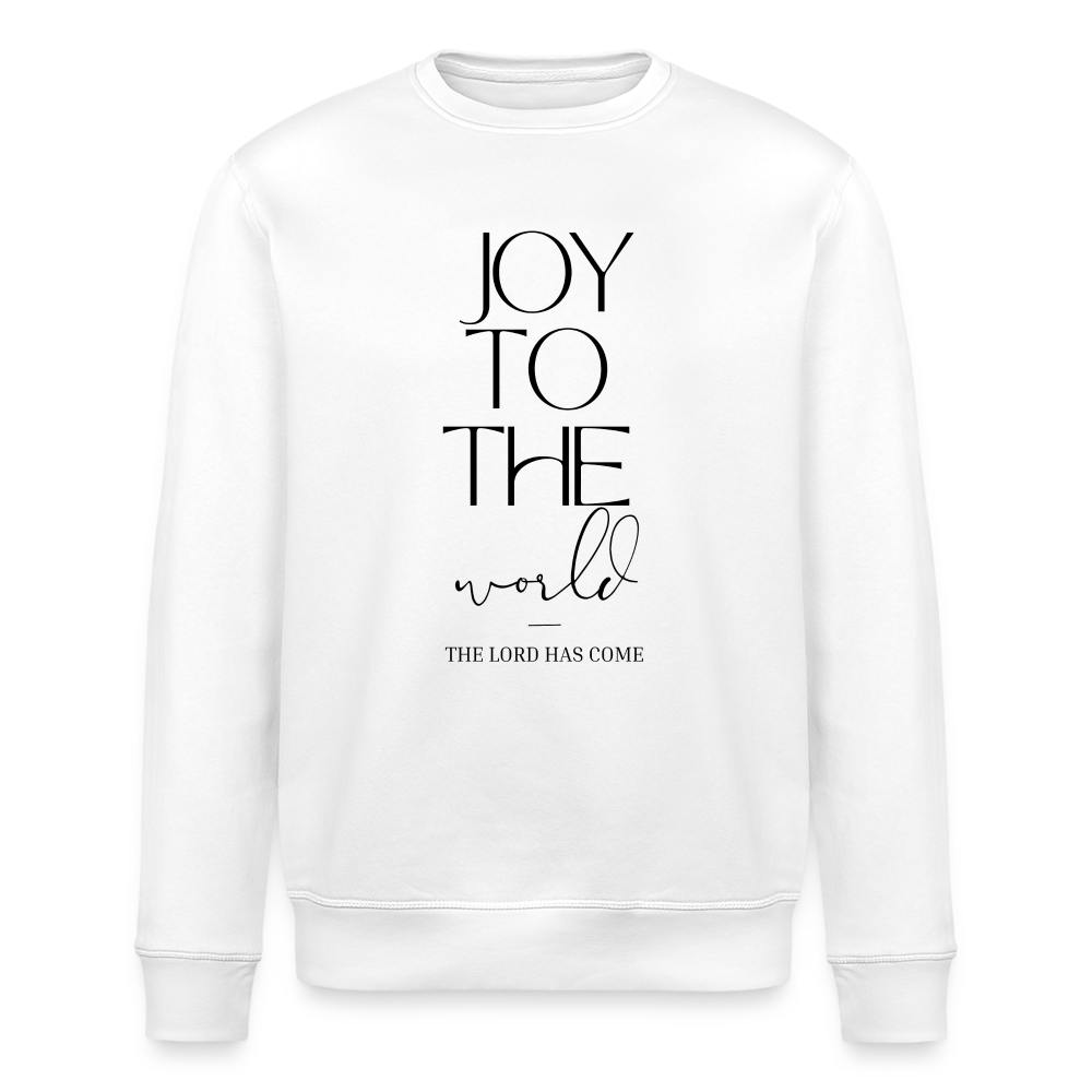 Joy to the world Unisex Organic Sweatshirt - white