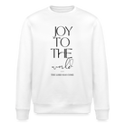 Joy to the world Unisex Organic Sweatshirt - white