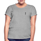 Cross Women’s Oversize T-Shirt - heather grey