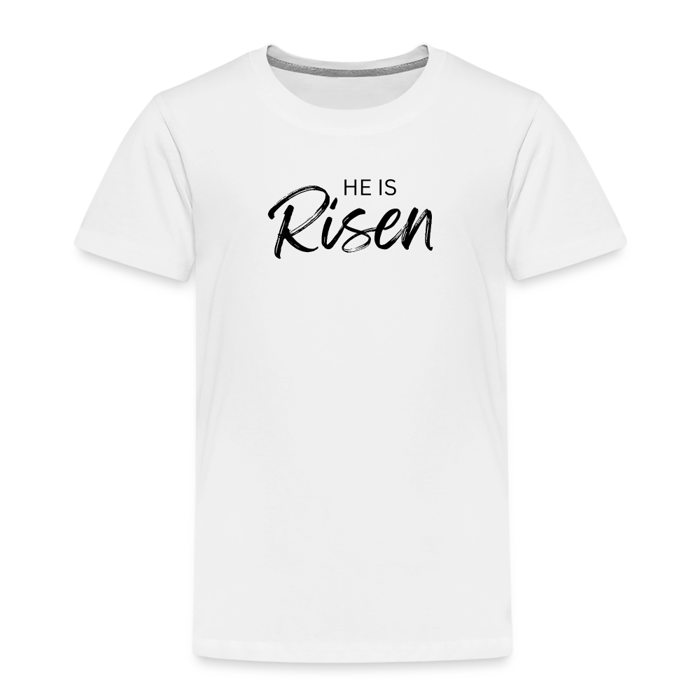 He is Risen Kids' Premium T-Shirt - white