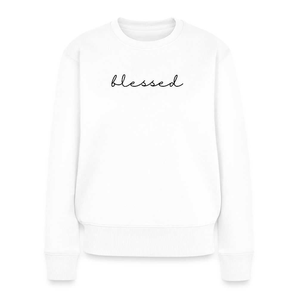 Blessed Women’s Premium Sweatshirt - white