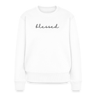 Blessed Women’s Premium Sweatshirt - white