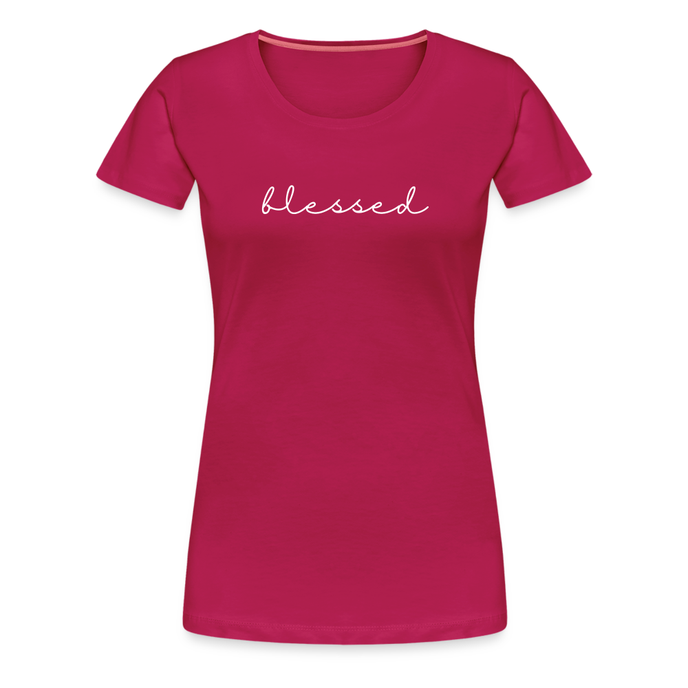 Blessed Women’s Premium T-Shirt - dark pink