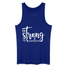 Strong & Courageous Men’s Organic vest - royal blue