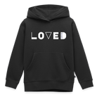 Loved Kids' Premium Hoodie (front print) - black