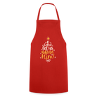 Christmas Cooking Apron - red