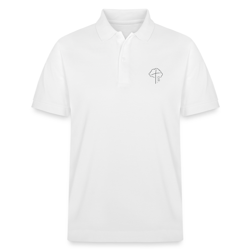 Organic Unisex Polo Shirt - white