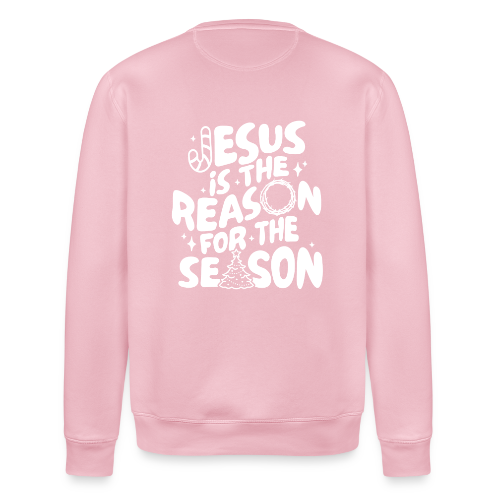 Christmas Unisex Organic Sweatshirt - cotton pink