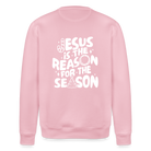 Christmas Unisex Organic Sweatshirt - cotton pink