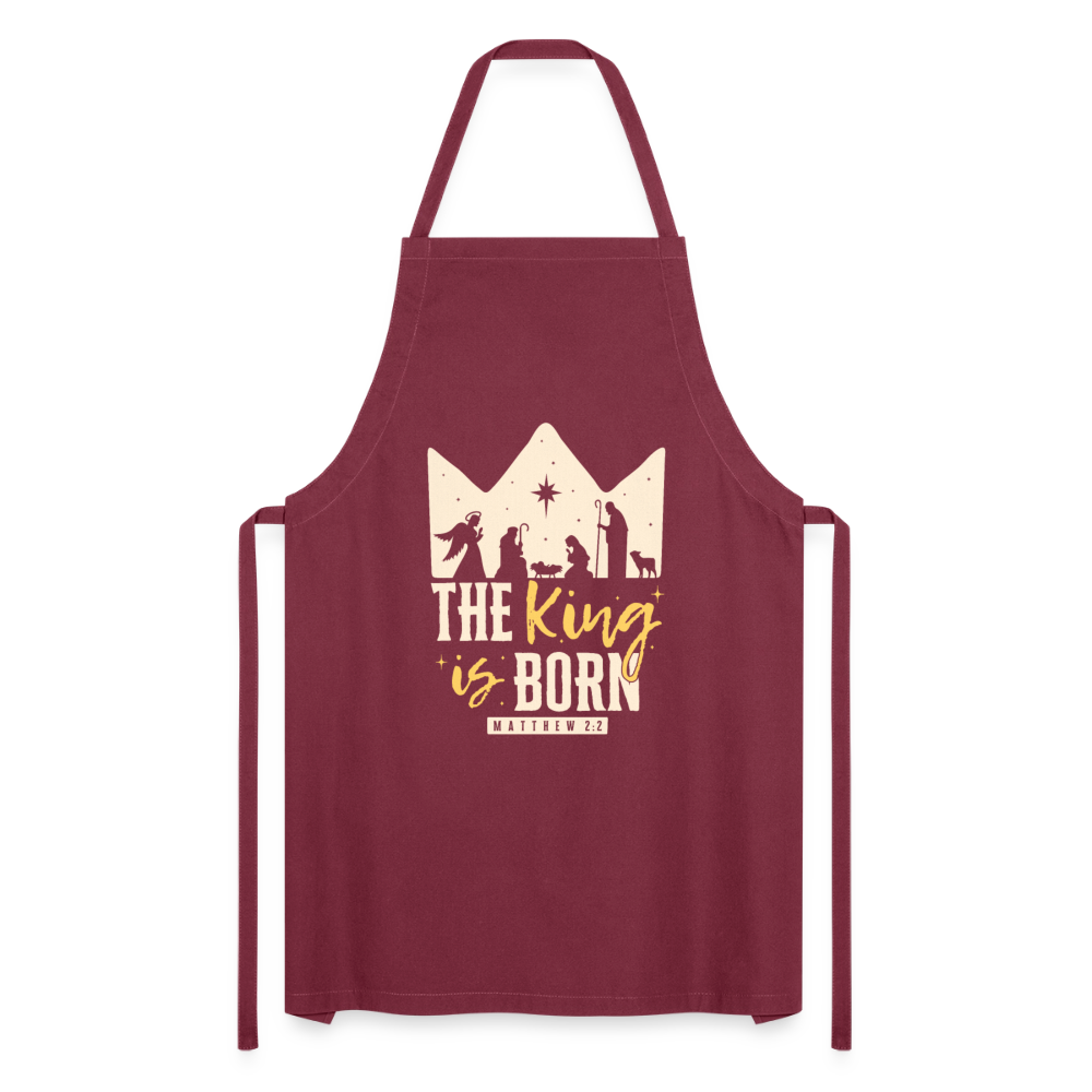 Christmas Cooking Apron - bordeaux